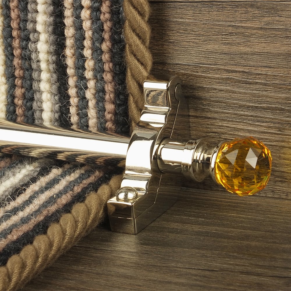 Crystal Amber Polished Nickel