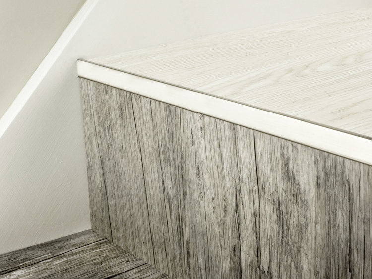 The Premier LVT Nosings (no bull) Satin Nickel