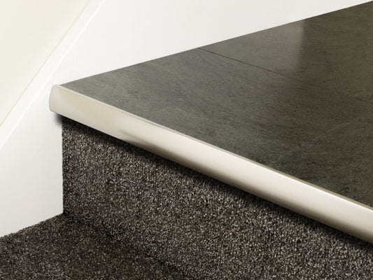 The Premier LVT Nosings Bull Satin Nickel