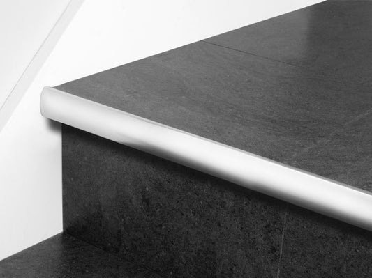 The Premier LVT Nosings Bull Brushed Chrome