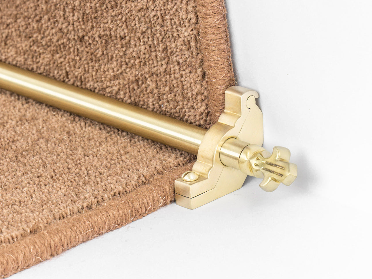 Country Bordeaux Satin Brass