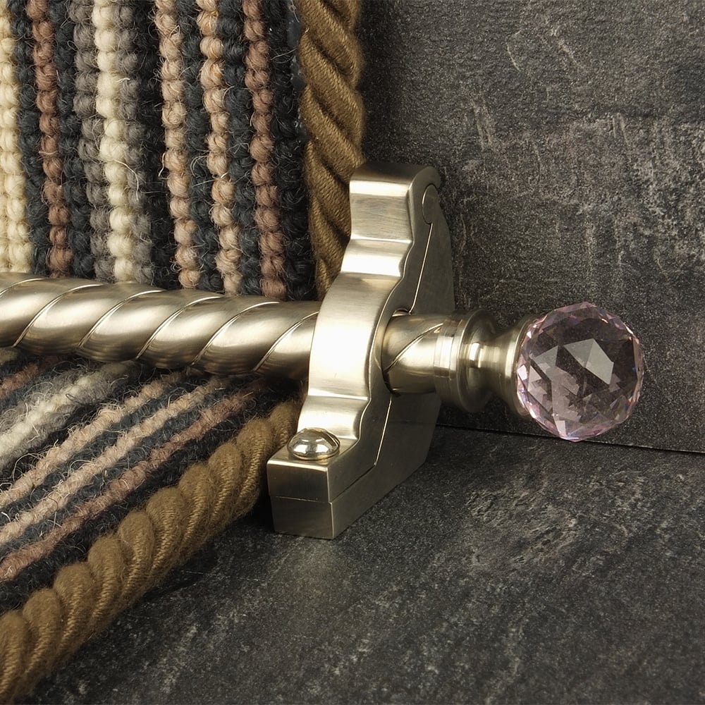 Crystal Rose Satin Nickel
