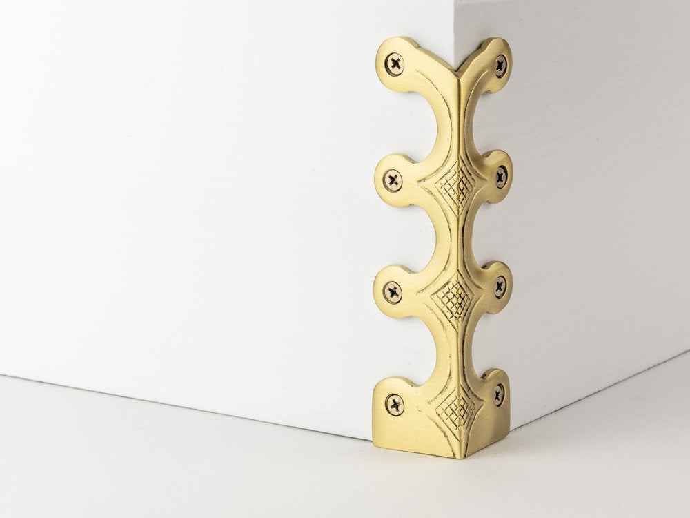 Skiffer 134mm Satin Brass