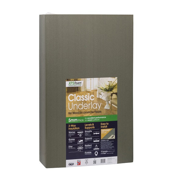 XPS Classic Foam Underlay Boards 5mm