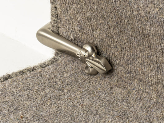 Victorian Stair Clips Satin Nickel