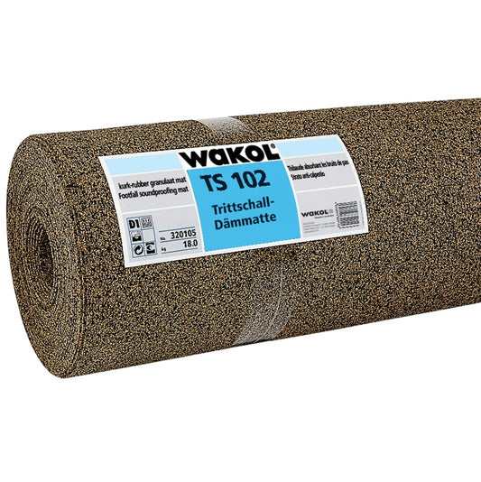 Wakol TS102 Bonded Acoustic Mat 2mm Underlay – 30sqm Roll