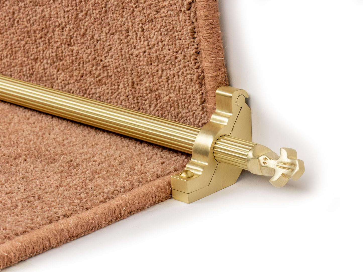 Country Bordeaux Satin Brass