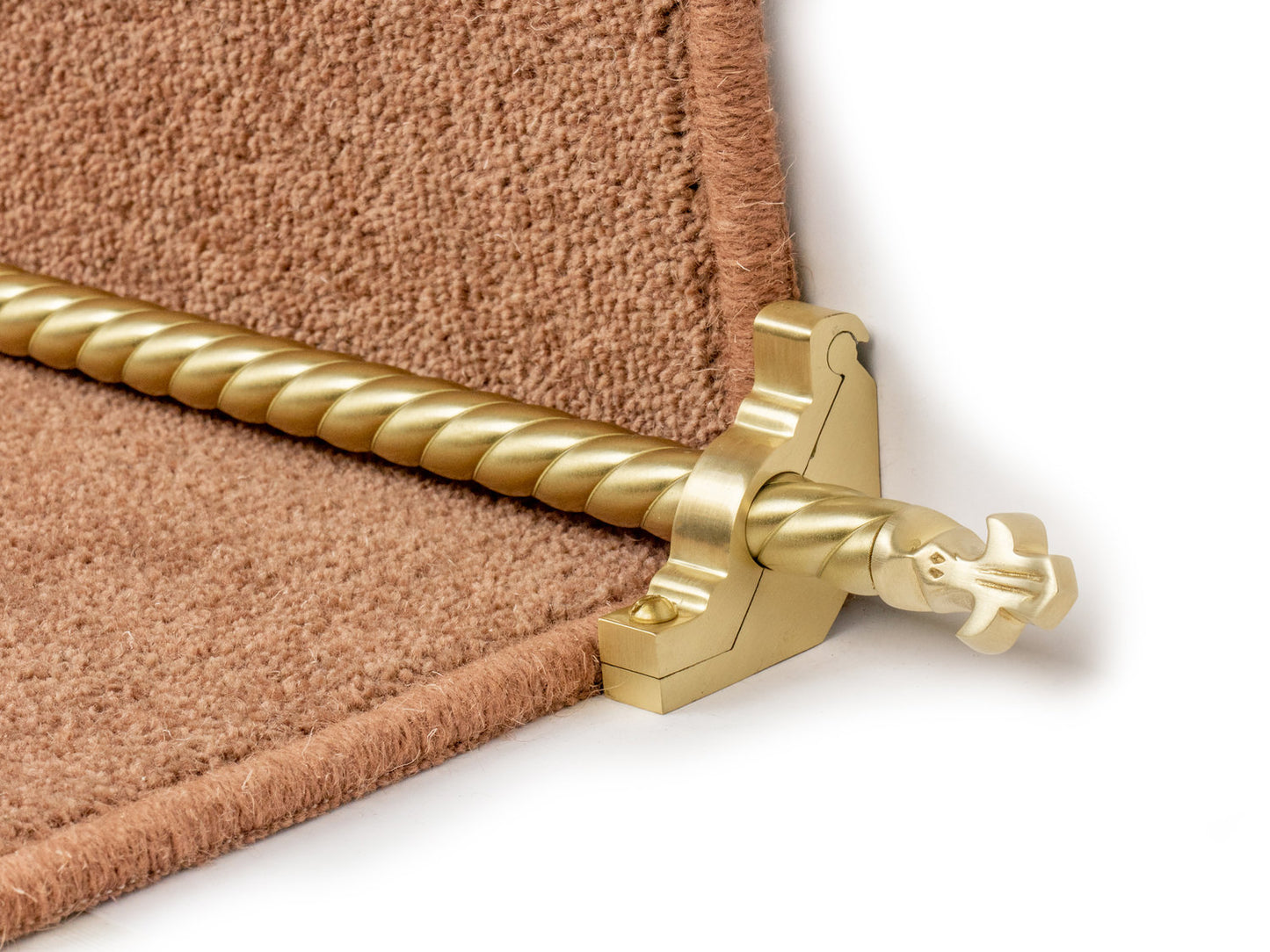 Country Bordeaux Satin Brass