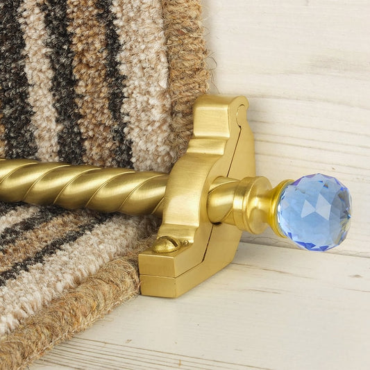 Crystal Sky Satin Brass