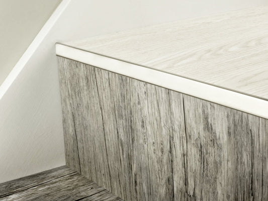 The Premier LVT Nosings (no bull) Satin Nickel