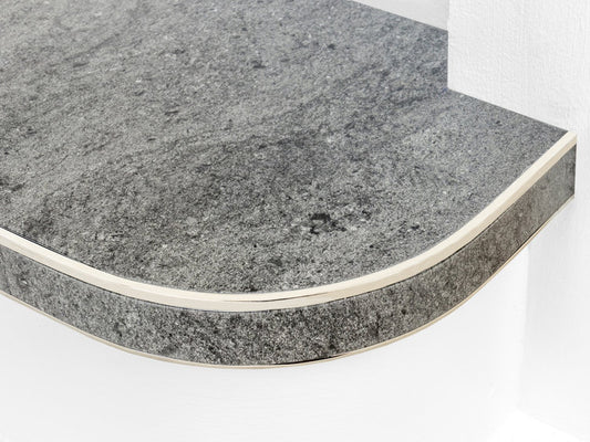 Premier Bendy Bull Nose Nosing Polished Nickel