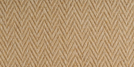 Wool Herringbone Zig Zag Natural 4677