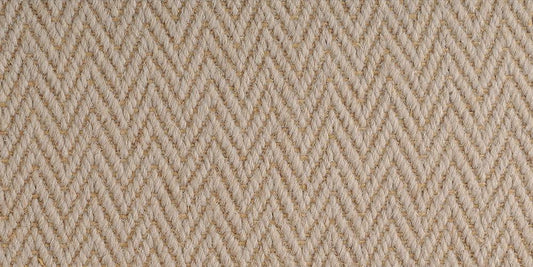 Wool Herringbone Zig Zag Mushroom 4678