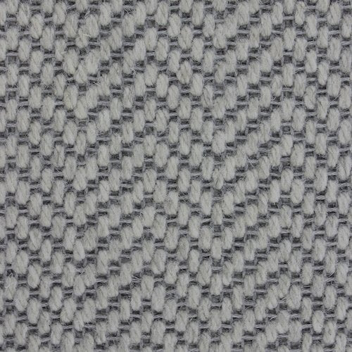 Wool Flatweave Classic Herringbone Lunar