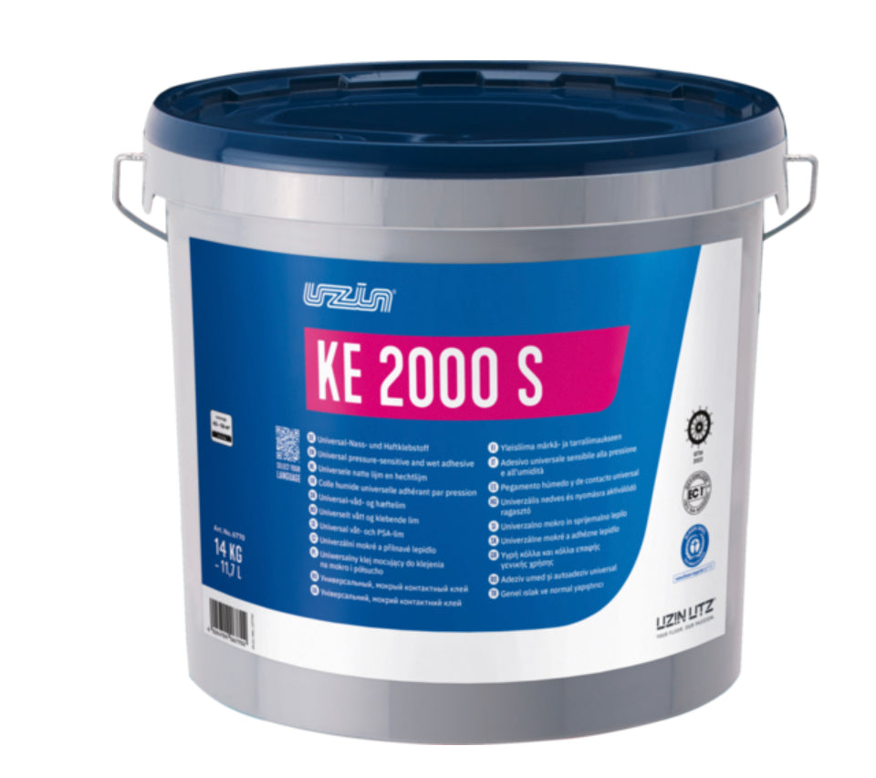 UZIN KE 2000 S UNIVERSAL WET AND PRESSURE SENSITIVE ADHESIVE