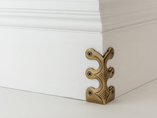 Skiffer 75mm Antique Brass